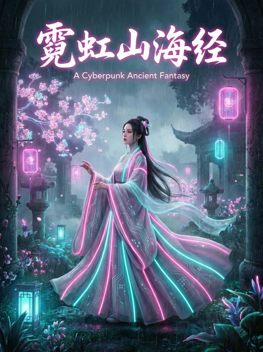 一个人日本高清免费版 古风奇缘短剧 - 霓虹山海经海报